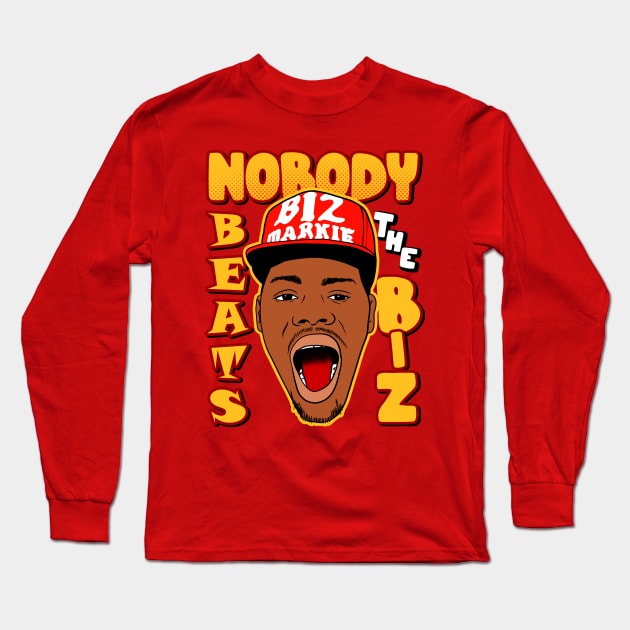 Nobody beats the biz Long Sleeve T-Shirt by OniSide